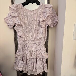 Loveshackfancy floral print ruffle dress